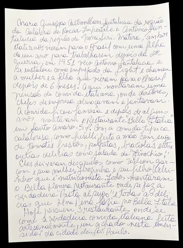 Imagem de uma carta